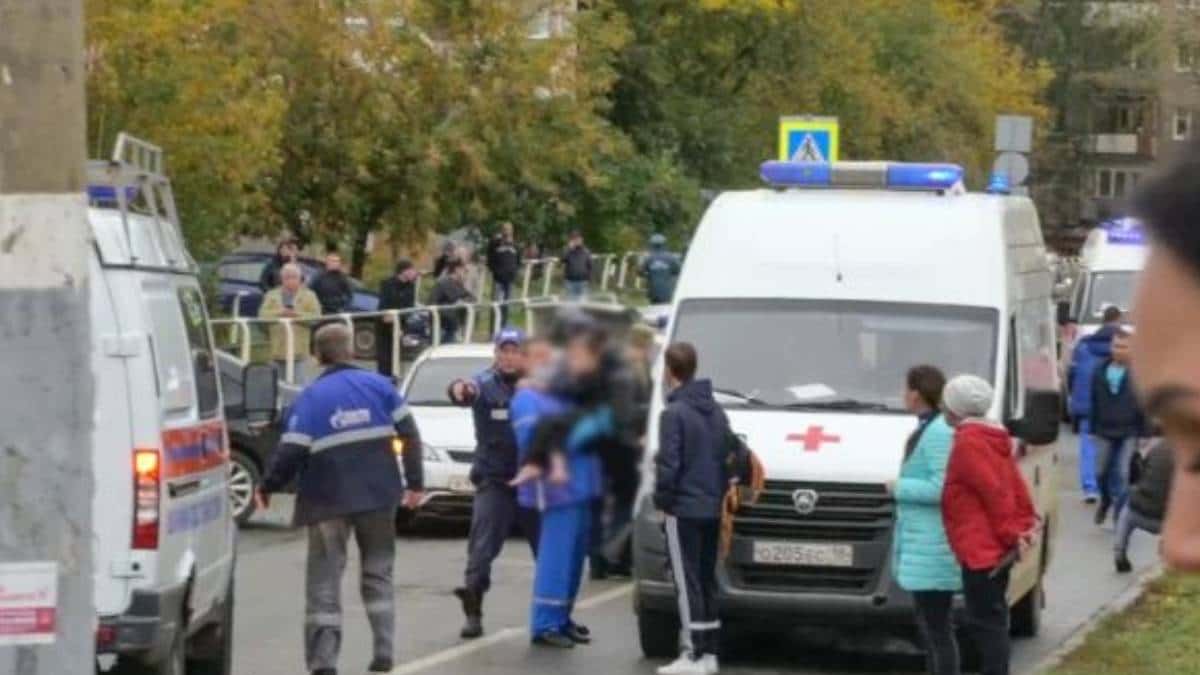 Tiroteo en escuela de Rusia
