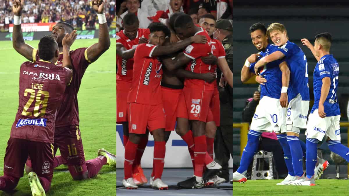 Cuentas de Tolima, América y Millonarios para clasificar a la final