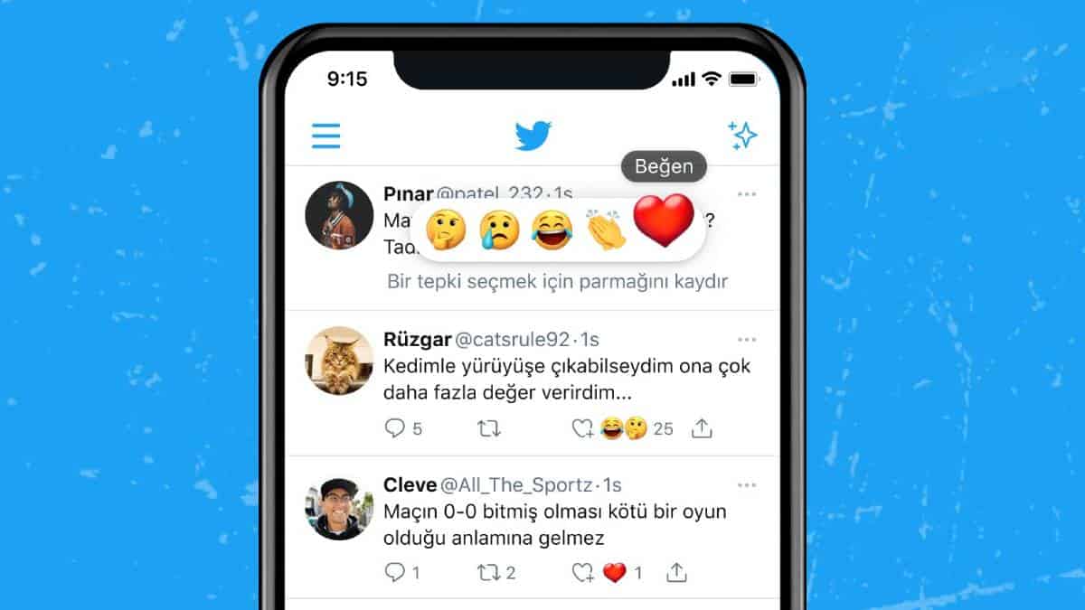 Twitter empieza a probar la función de reacciones en los trinos