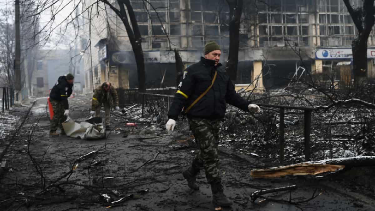 Bombardeo contra torre de televisión en Ucrania dejó nueve muertos