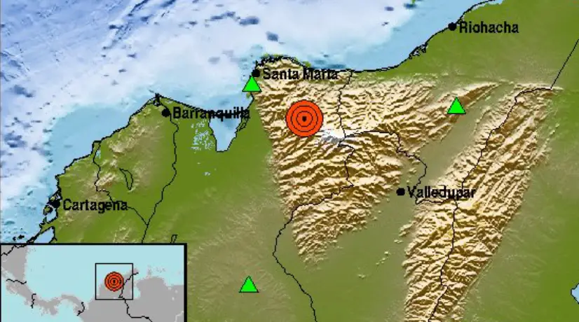 En Ciénaga, Magdalena, se presentó un temblor en la madrugada de este lunes.
