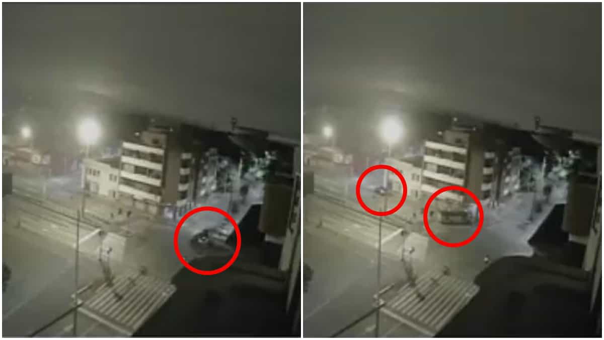 Video de accidente de tránsito de Freddy Rincón contra bus en Cali