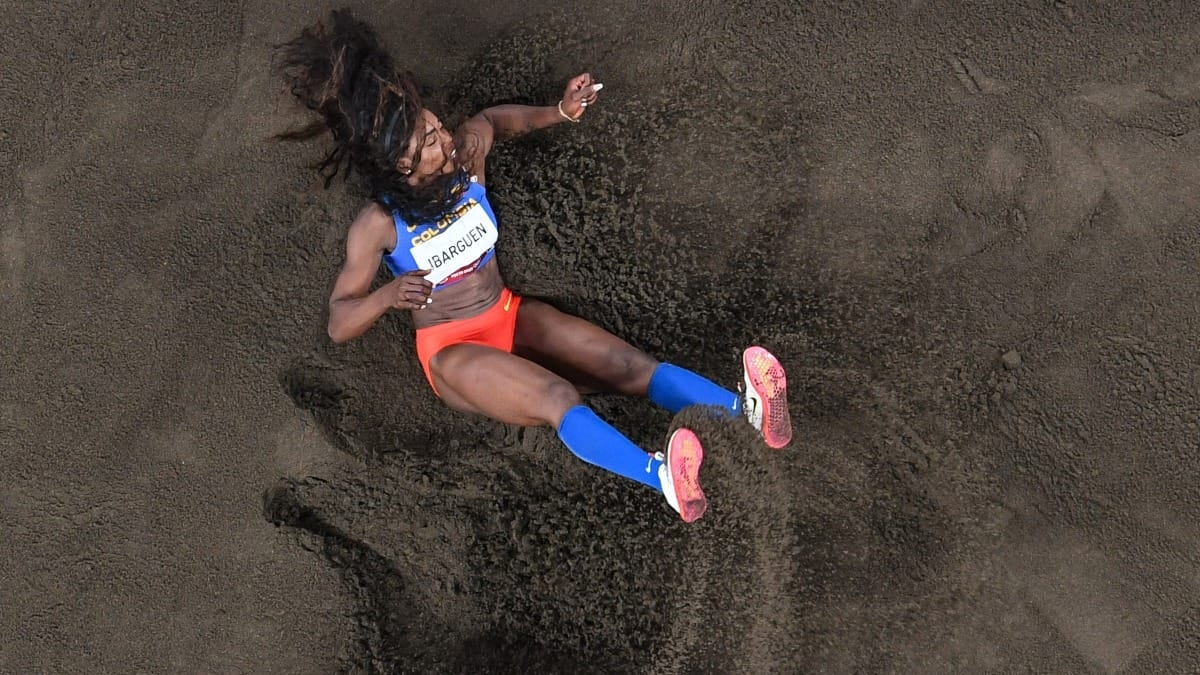 Caterine Ibargüen en Tokio 2020. /AFP