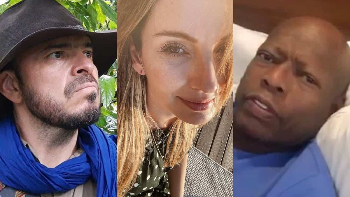 Diego Camargo, Claudia Bahamón y Faustino Asprilla.