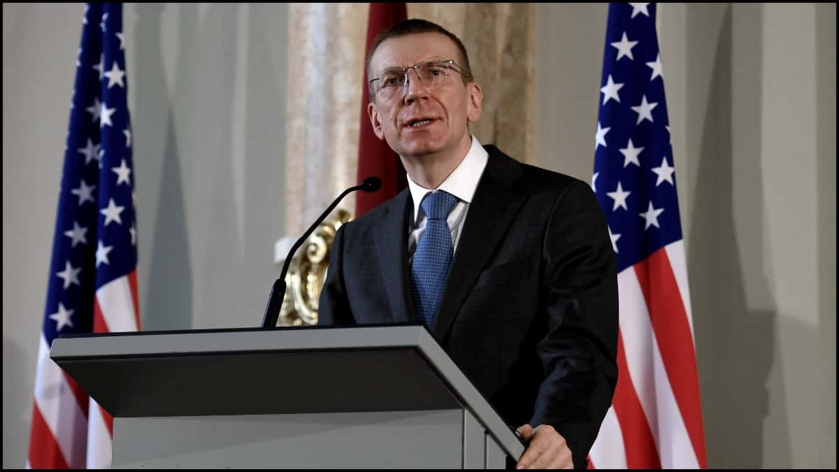 Edgars Rinkevics Ministro de Relaciones Exteriores de Letonia