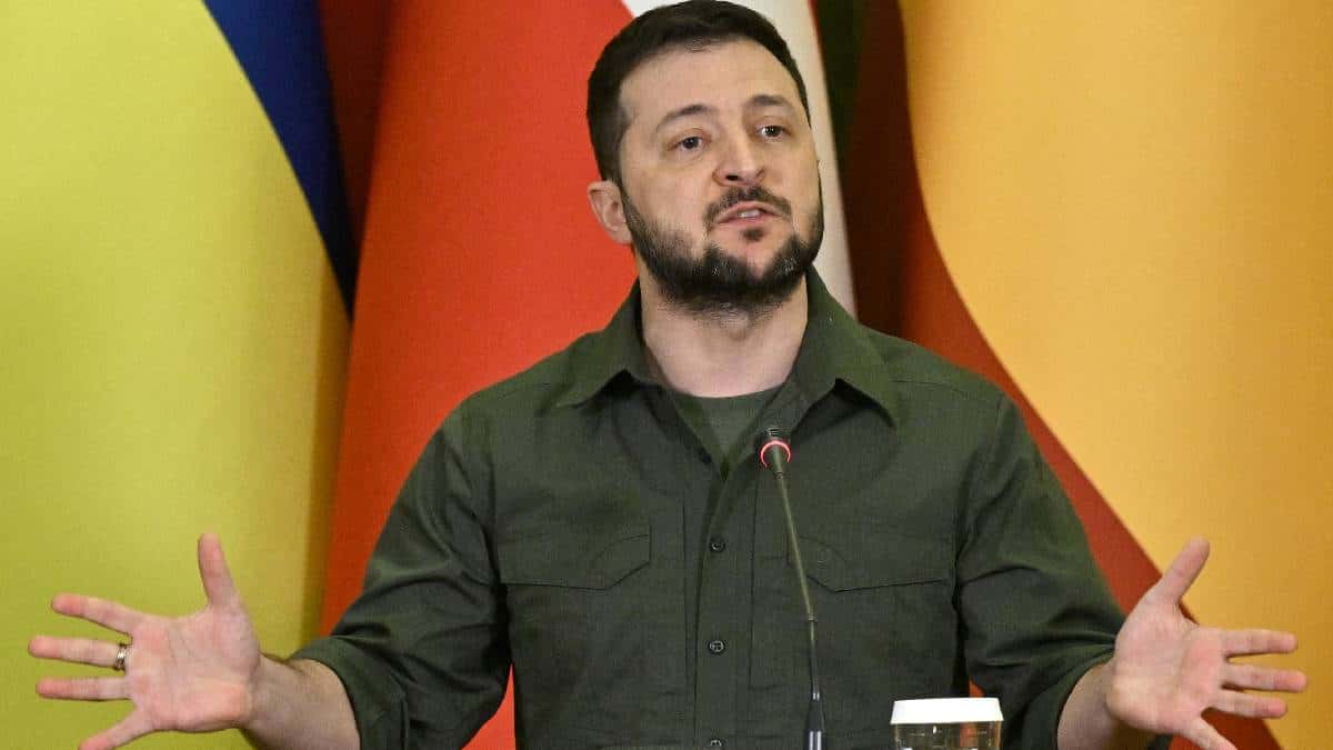 Presidente de Ucrania Volodimir Zelenski