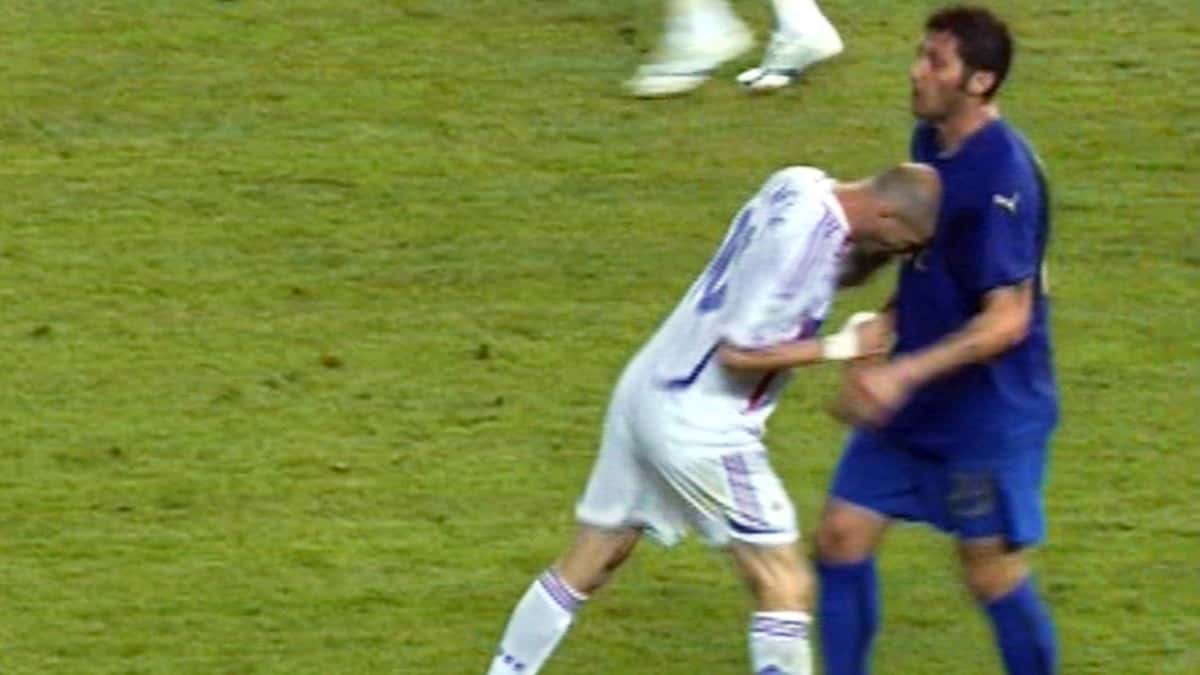 Zidane, cabezazo a Materazzi en museo de Catar