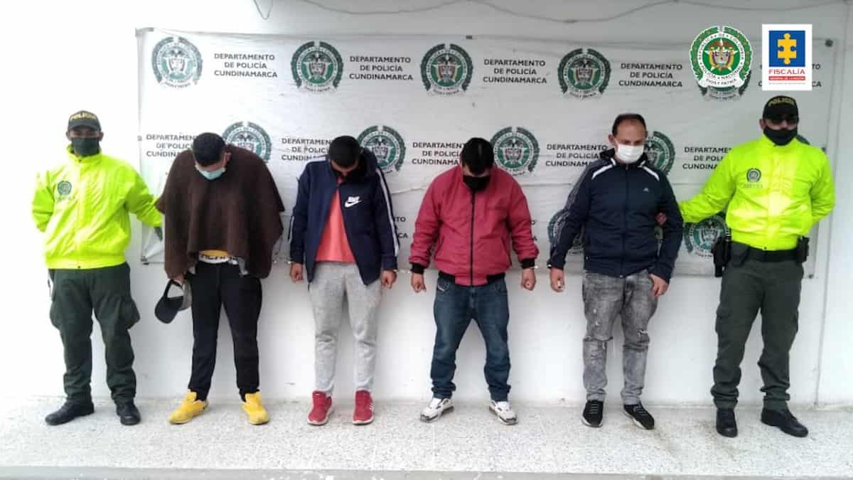 Fueron capturados los delincuentes que robaron taller de mecánica en Zipaquirá