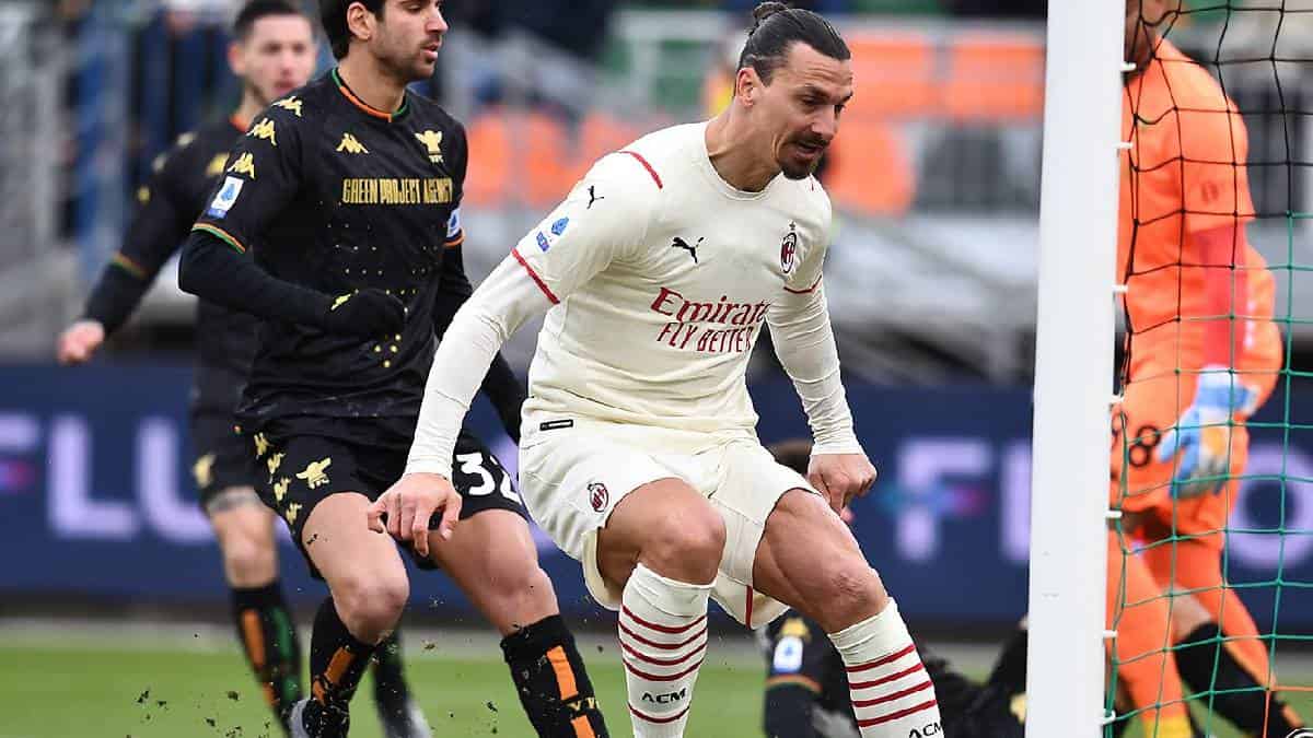 Zlatan Ibrahimovic alcanza un récord histórico ante el Venezia