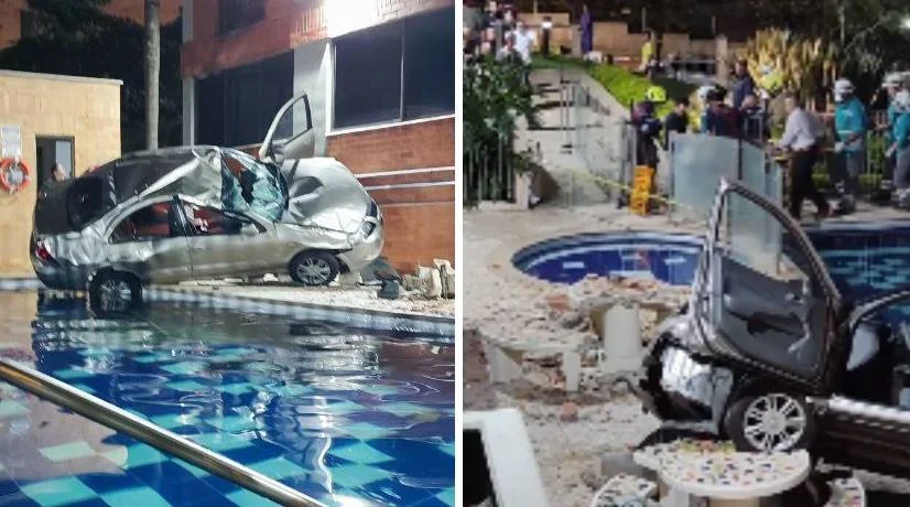 Murió el hombre de 82 años años que cayó del segundo piso de un parqueadero con su carro