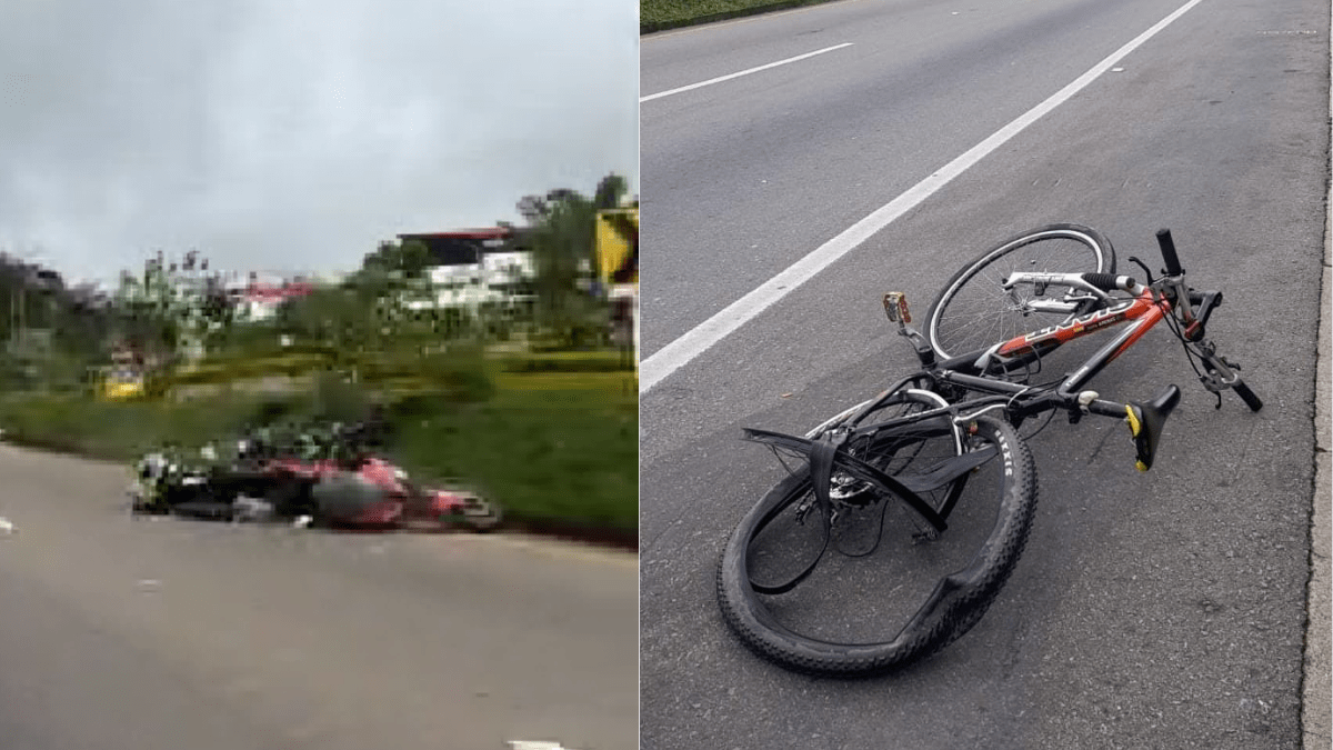 Foto: Captura de video cortesía Accidente en vía Bogotá-La Vega