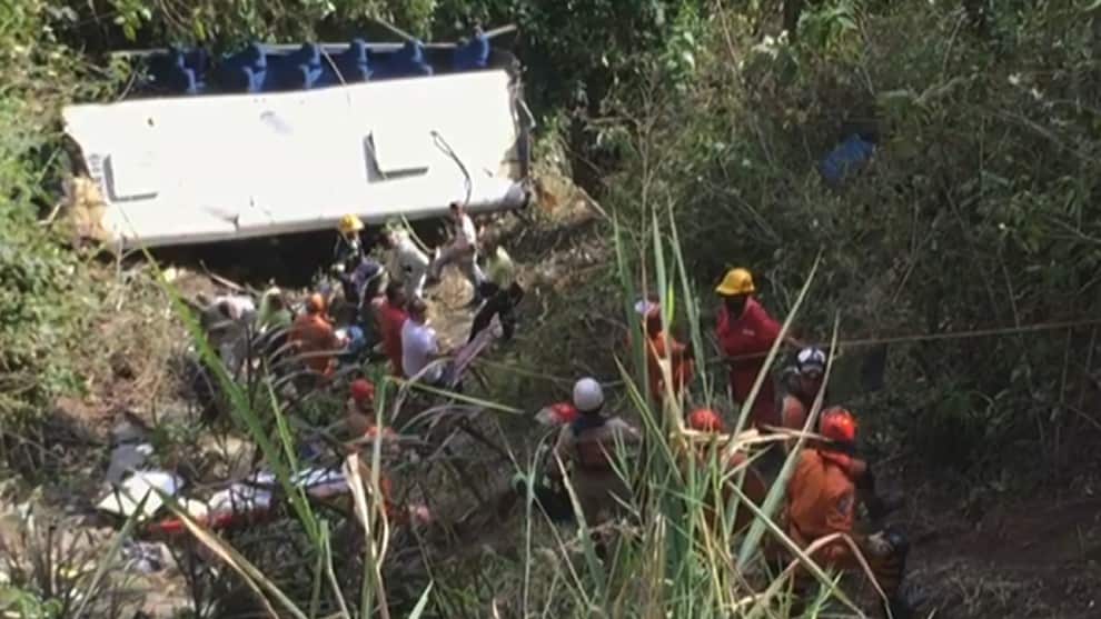 Accidente bus en Caldas