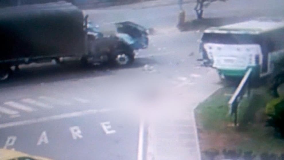 Accidente de tránsito en Santander