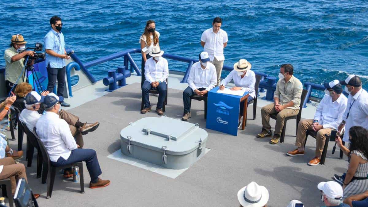 Colombia firmó decreto que busca ampliar el área marina protegida