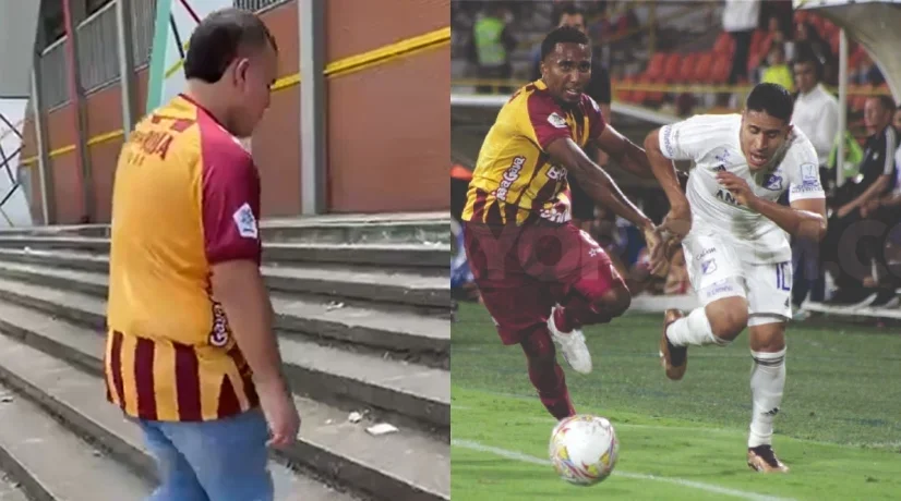 Agresor de Daniel Cataño reapareció previo al juego entre el Tolima vs. Millonarios