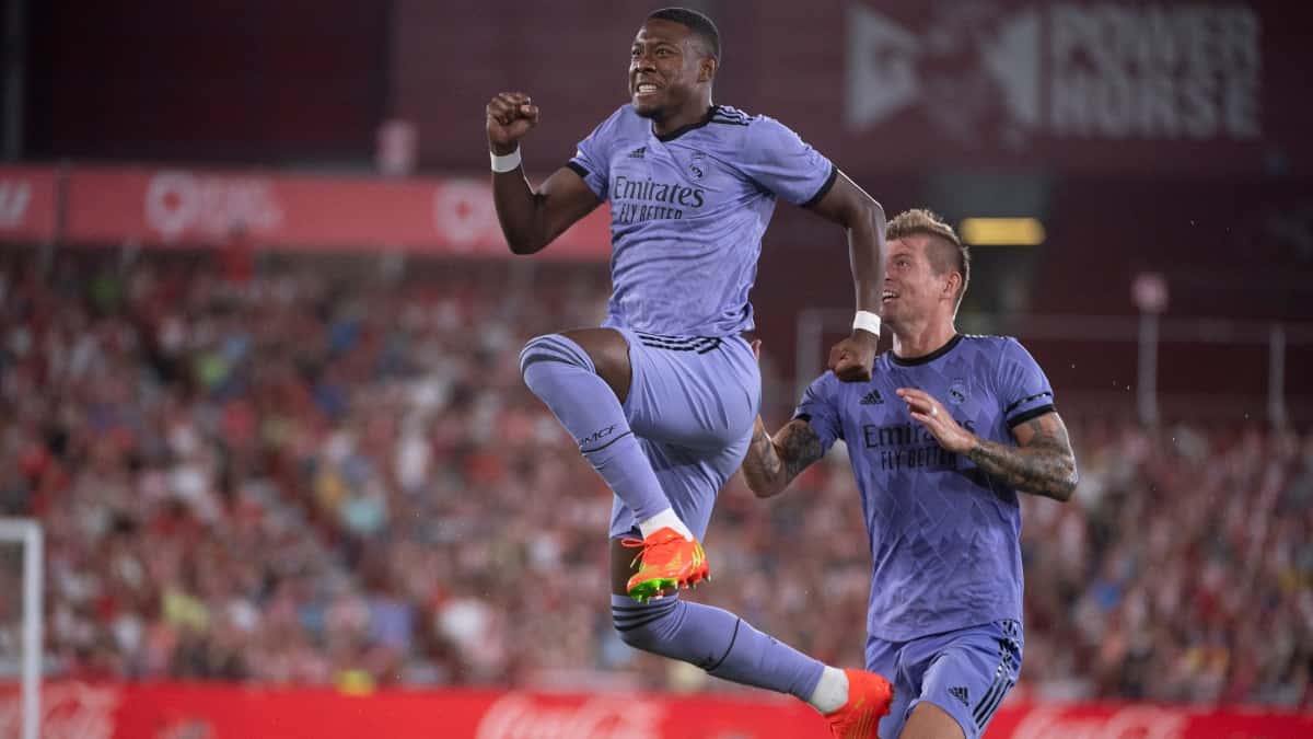 Gol David Alaba, Almeria 1-2 Real Madrid: LaLiga 2022/23