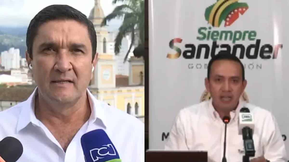 Polémica alcalde de Bucaramanga y gobernador de Santander