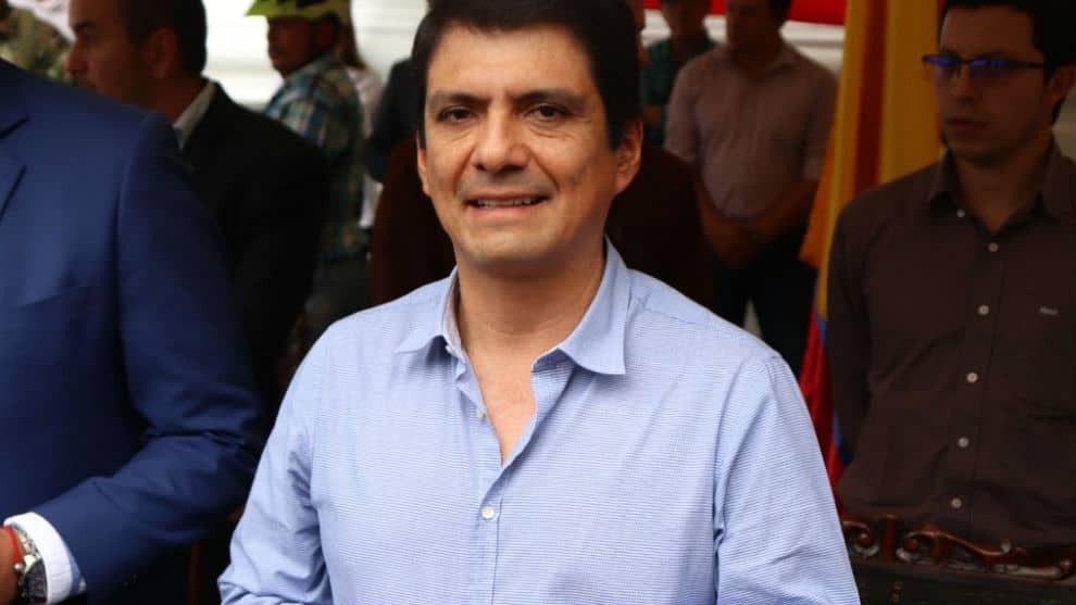 El alcalde de Popayán, Cauca, César Cristian Gómez Castro. Foto: Alcaldía de Popayán