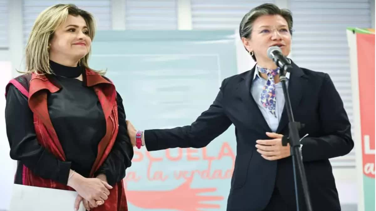 Edna Cristina del Socorro Bonilla y Claudia López.