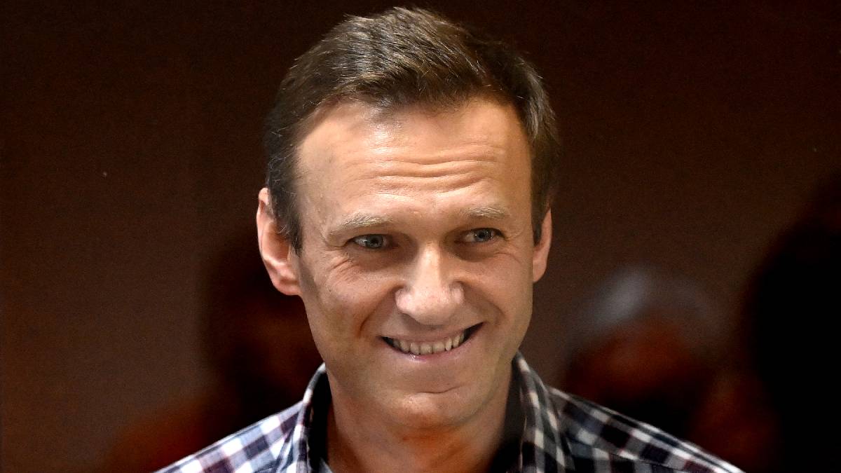 Foto: AFP Alexéi Navalni afirma estar bien en un mensaje enviado desde la cárcel
