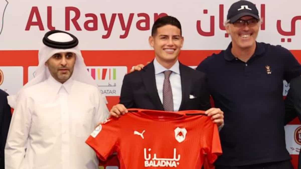 Laurent Blanc habló de la llegada de James Rodríguez al Al-Rayyan