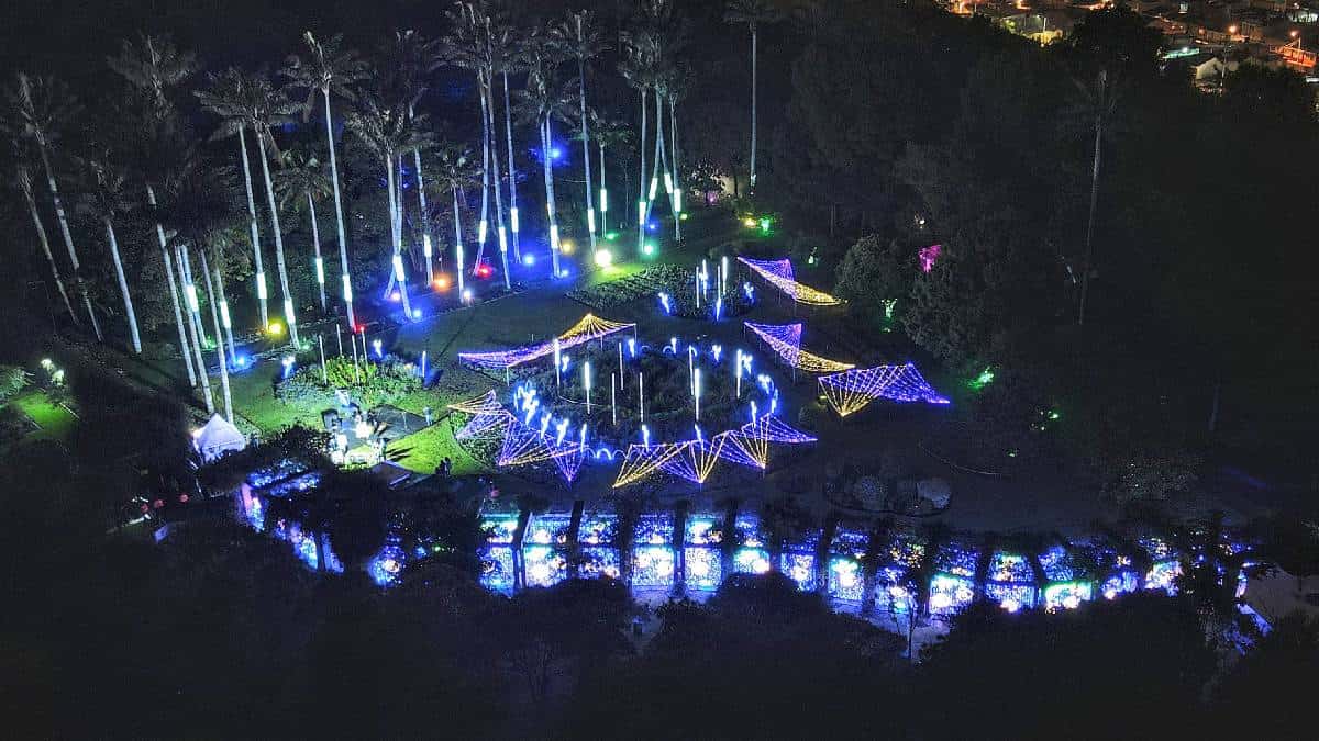 Estos son los requisitos para visitar el alumbrado navideño en el Jardín Botánico