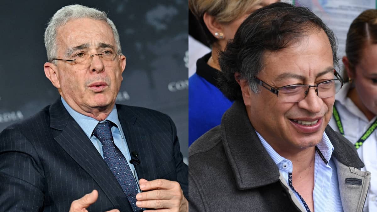 Álvaro Uribe y Gustavo Petro