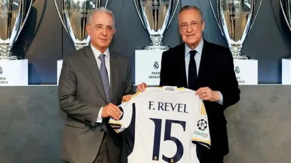 Álvaro Uribe cerró importante alianza con Florentino Pérez: detalles del encuentro