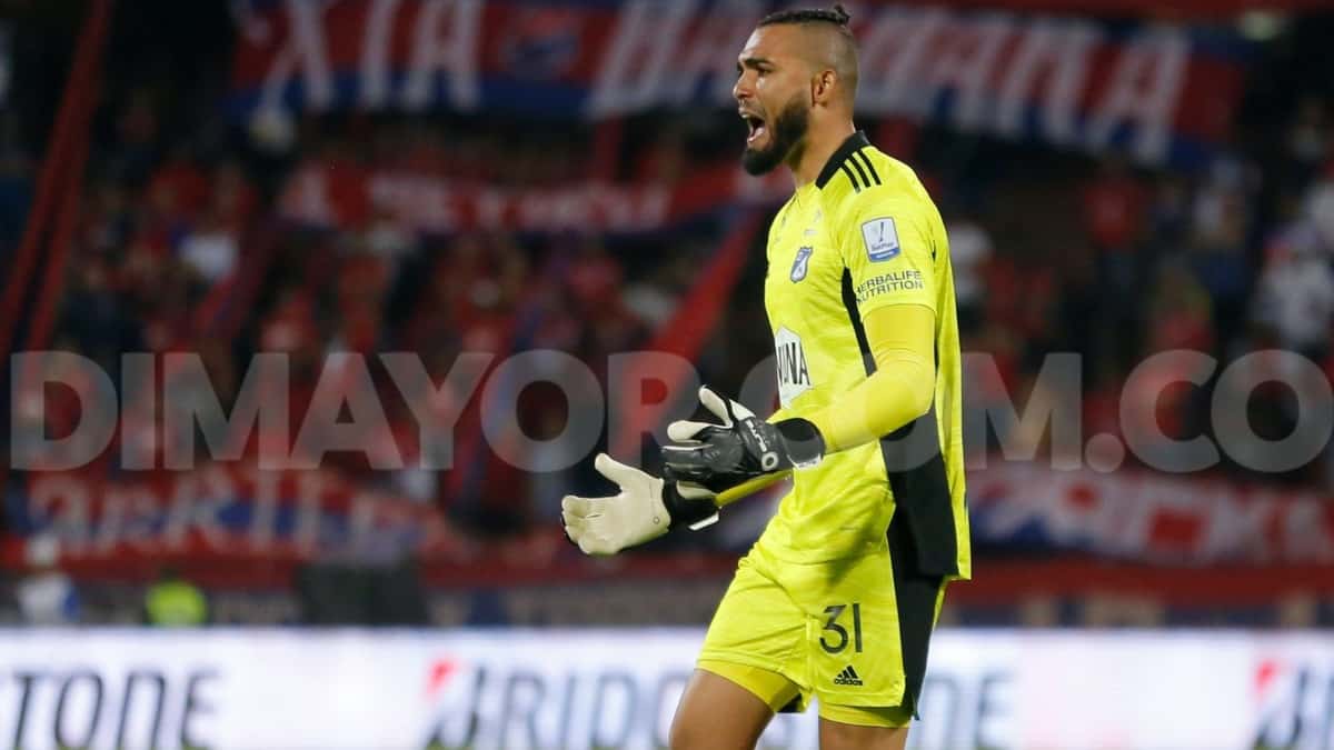 Álvaro Montero y Millonarios récord vallas invictas en el 2022