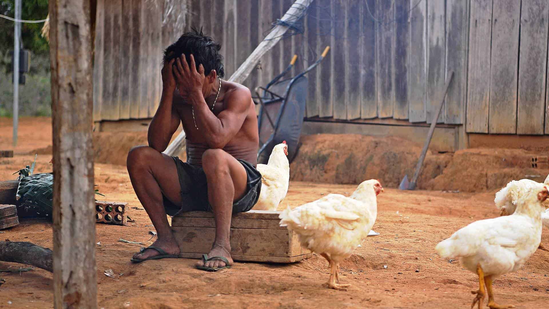 Otro líder indígena, identificado como Laércio Souza Silva, fue herido por arma de fuego en el brazo y la espalda. Foto: AFP