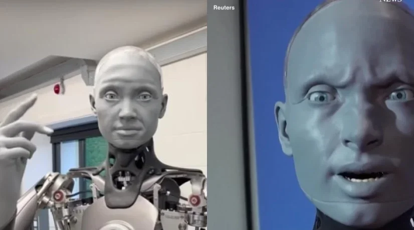 Foto: captura de pantalla Engineered Arts Ameca, un robot humanoide