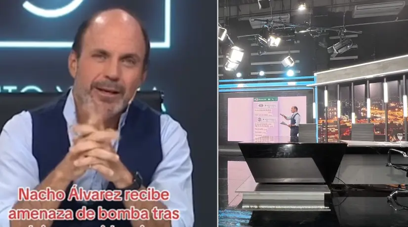 Transmisión de programa uruguayo tuvo que ser interrumpida por una amenaza de bomba: en video