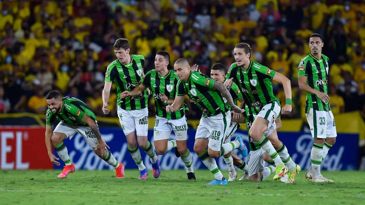 Juan Pablo Ramírez, Barcelona vs América Mineiro: Libertadores