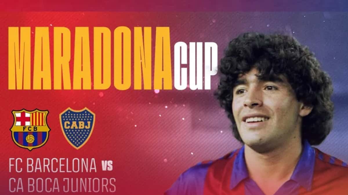 Barcelona y Boca Juniors jugarán un amistoso en homenaje a Maradona