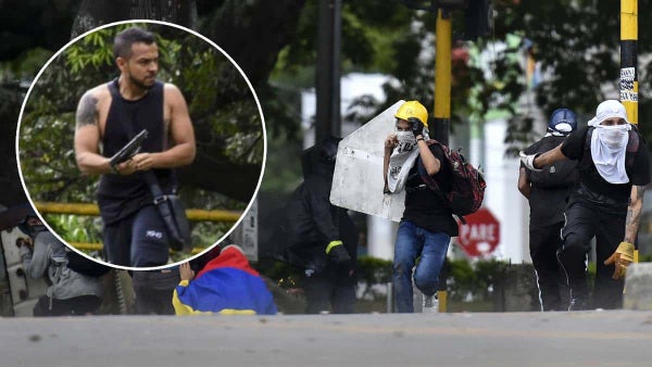 Andrés Escobar y 12 policías imputados por agredir a manifestantes durante el paro nacional
