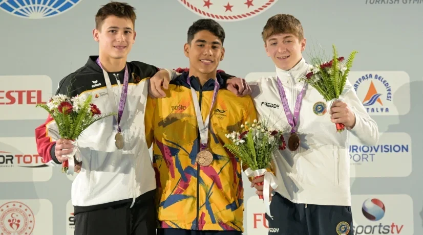 Ángel Barajas sumó segundo oro en Mundial de Gimnasia 2023