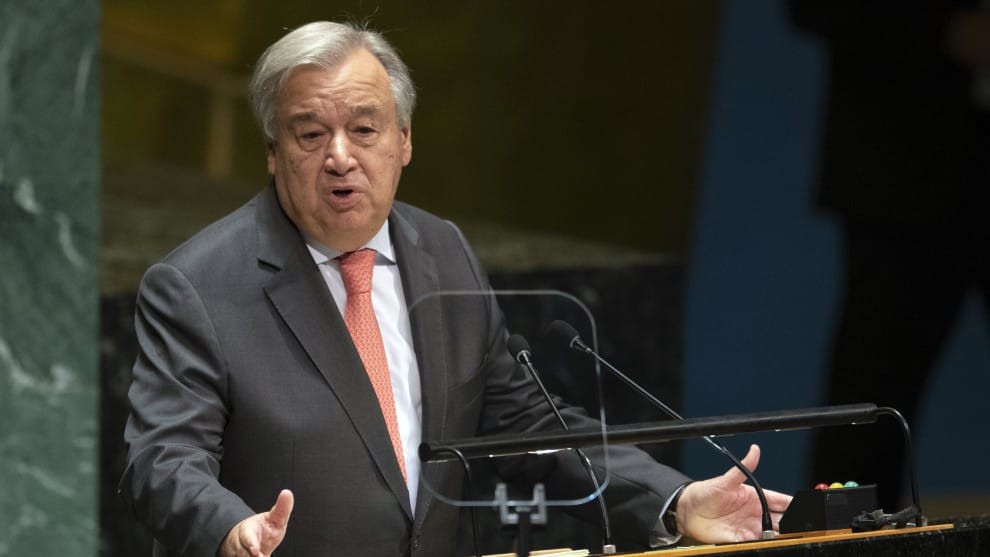 "El mundo no puede permitirse otra guerra en el Golfo": Antonio Guterres, secretario general de la ONU