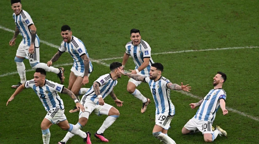 Narraciones penal Montiel, Argentina-Francia: Catar 2022