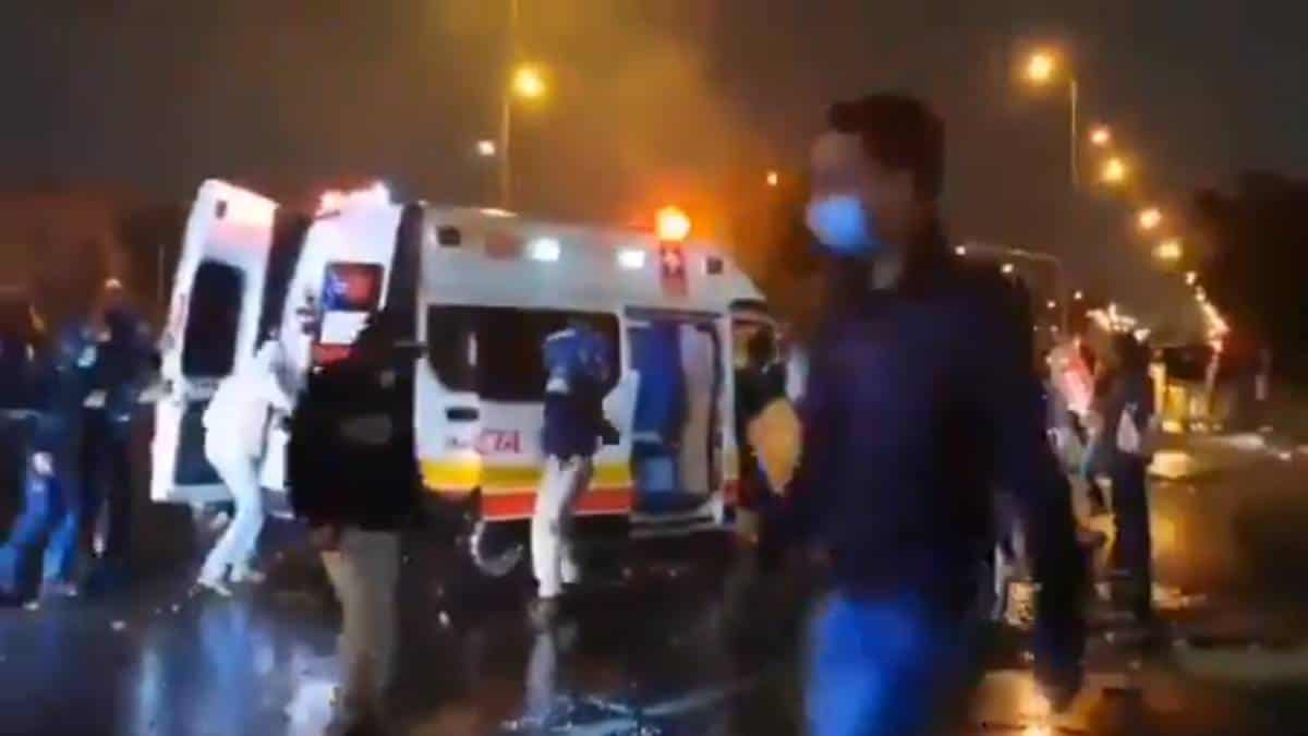 Foto: captura de video @LuisErnestoGL (Twitter) Fiscalía investiga a concejal Heidy Sánchez por ataque a ambulancias