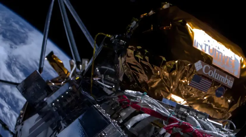 Foto: @NASA en X Nave espacial estadounidense llega a la Luna tras más de 50 años