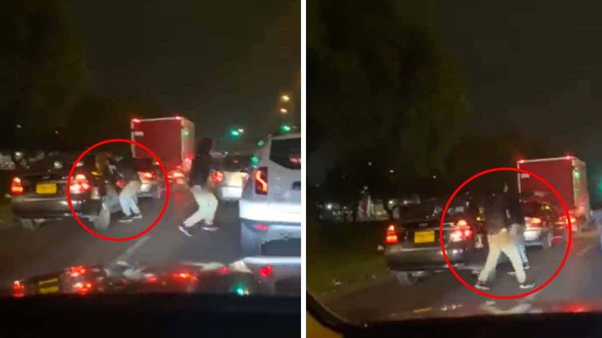 El atraco a mano armada se registró frente al Centro Comercial El Edén