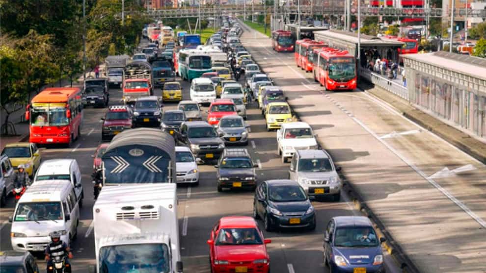 Peaje en Autopista Norte en Bogotá