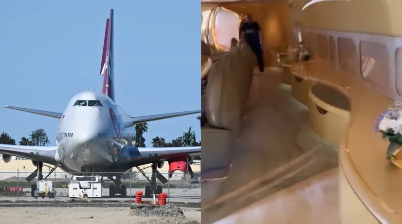 Lujoso y muy curioso: así es el avión de 200 millones que transporta a un colombiano en Arabia