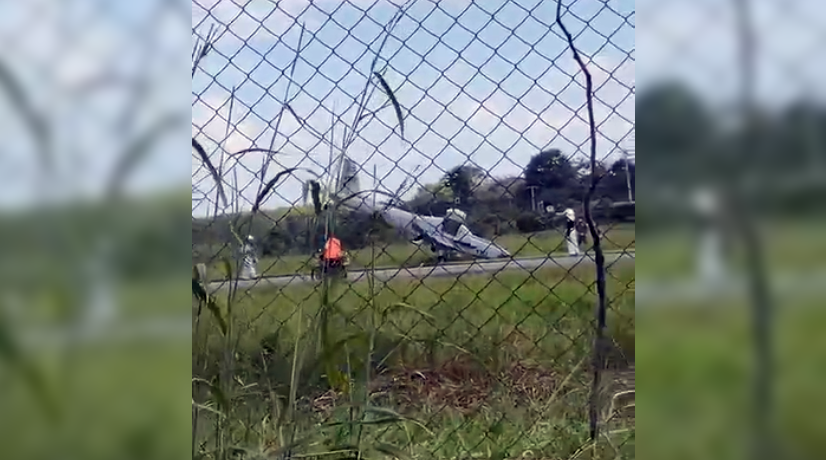 Avión de la FAC se accidentó en pista del aeropuerto de Guaviare: lo que se sabe