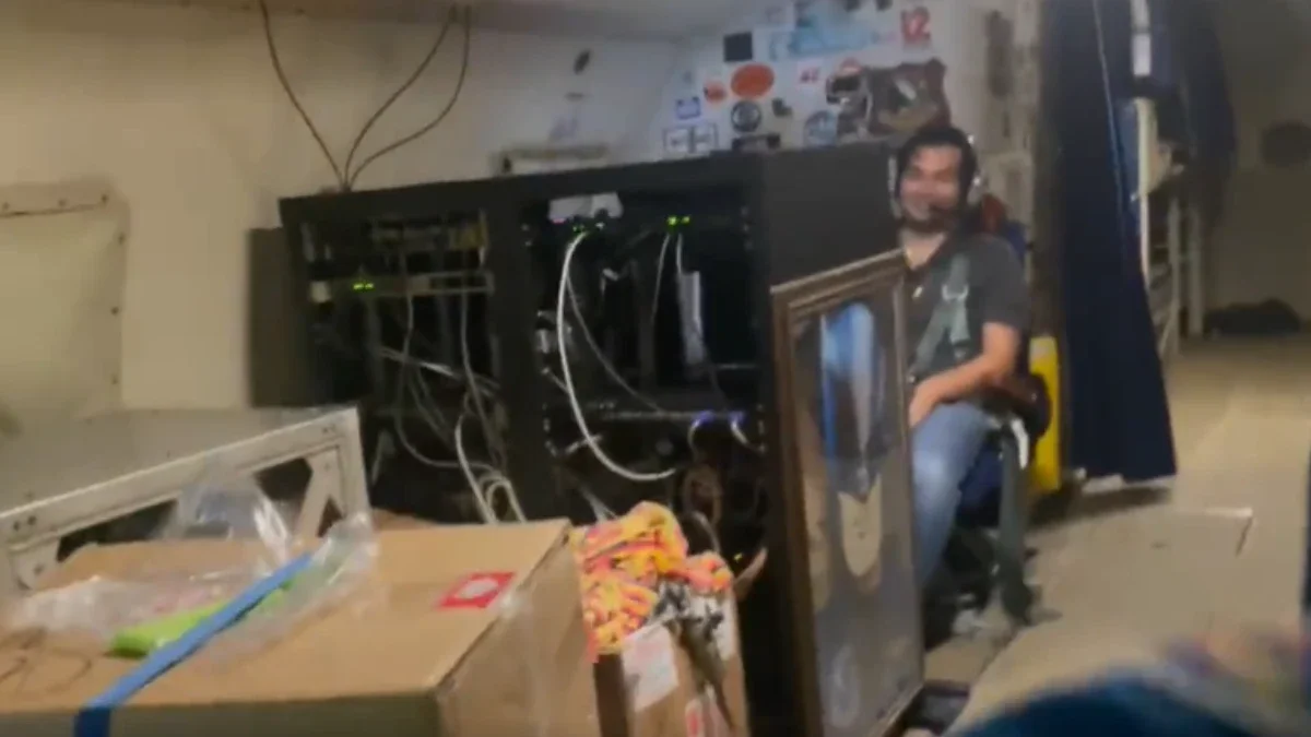 Video de avión que sobrevoló en el ojo del huracán Ian