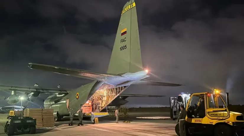 Incendios forestales en Colombia: llegó ayuda de Perú para combatir la crisis