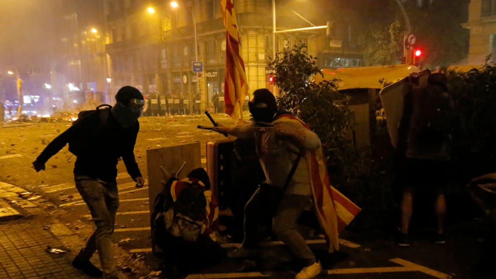 La crisis en Cataluña se produce a pocas semanas de las elecciones legislativas. Foto: AFP