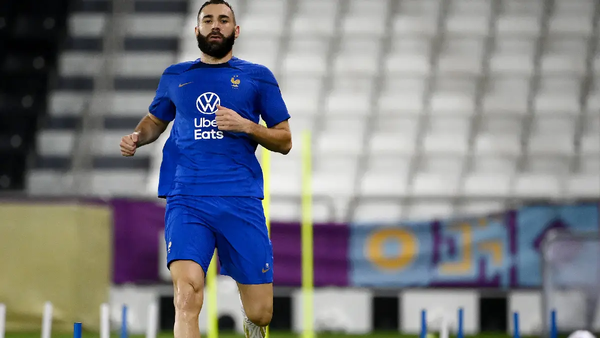 Foto: AFP Benzema no jugaría en el debut de Francia