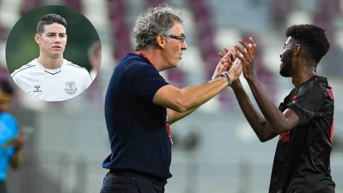 James Rodríguez y Al-Rayyan: Laurent Blanc