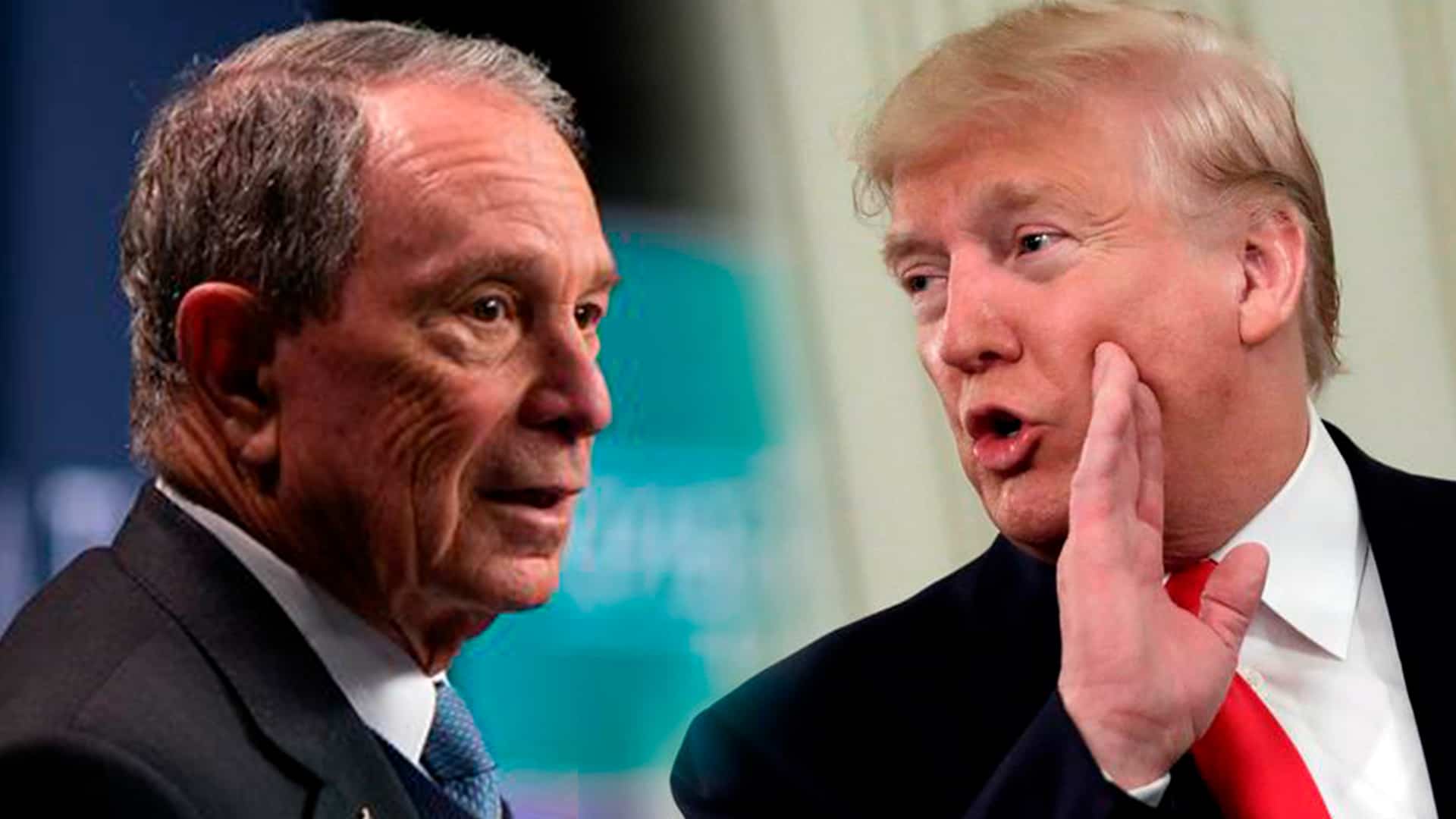 Michael Bloomberg y Donald Trump